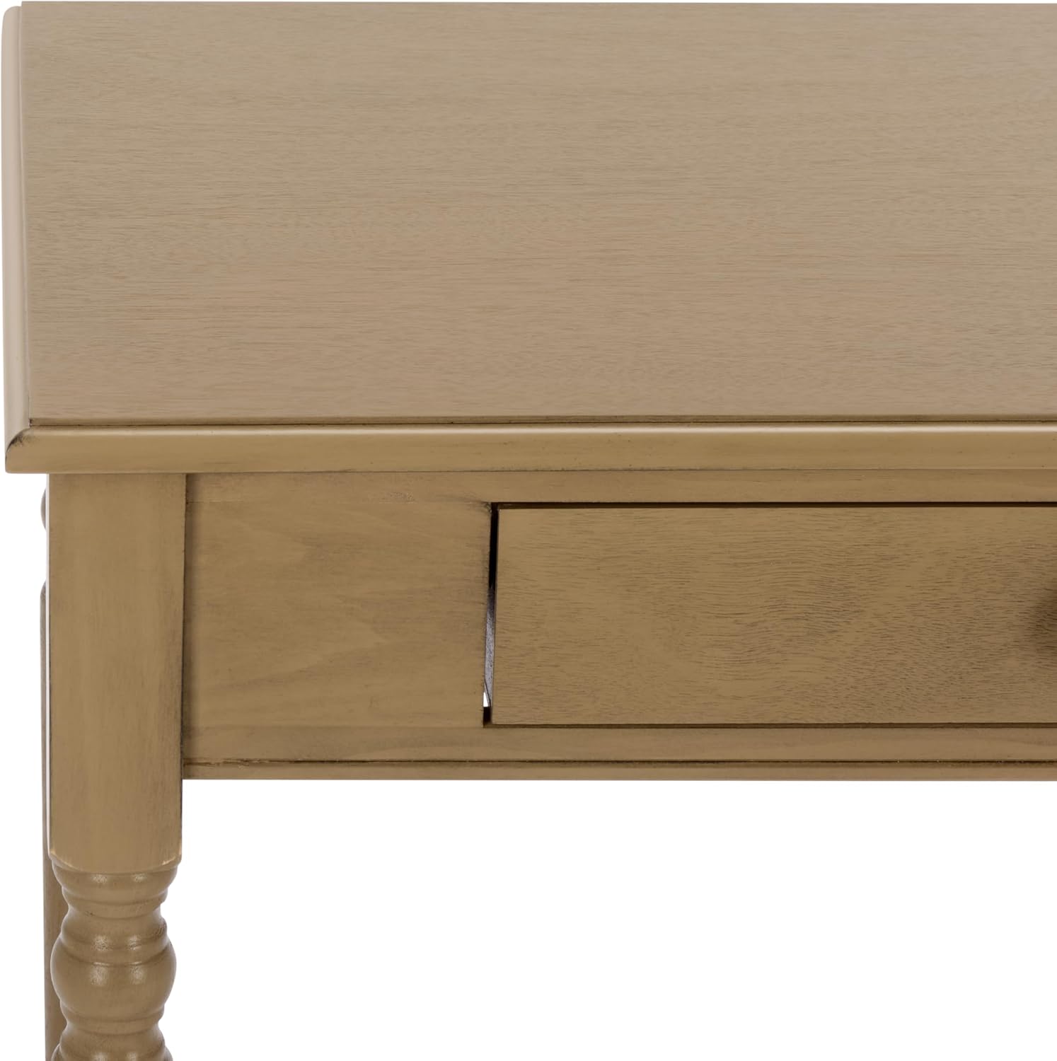 SAFAVIEH Home Collection – Arina Desert Brown Writing Desk, 1-Drawer Traditional Desk, Classic Home Office Design (DSK5710H)