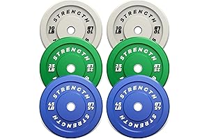 Super Elastic Urethane Bumper Plates for Strength Training