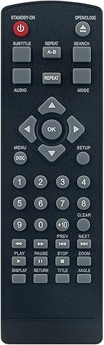 Miniatura 2 de NA475 WINFLIKE - Control remoto infrarrojo de repuesto para Magnavox DP170MW8B reproductor de DVD/CD BDP170MW8 NA475UD DP170MW8