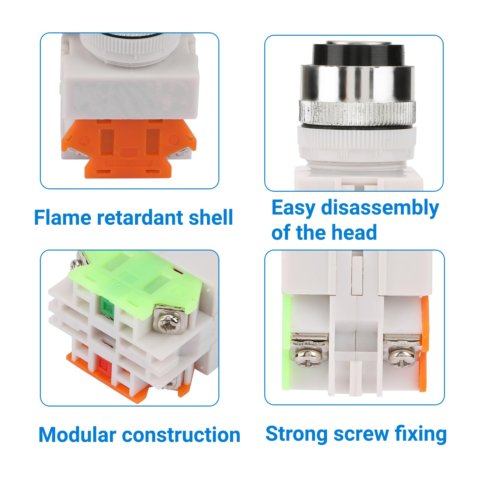 Key Lock Switch – 22mm Mount, 2-Position On/Off, 220V 5A With 2 Keys (LAY37-11Y/21) - View #7
