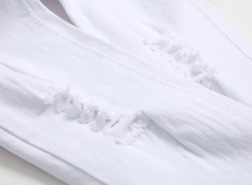 Miniatura 7 de Jeans ajustados para niño, elásticos, de aspecto desgastado y desgarrado