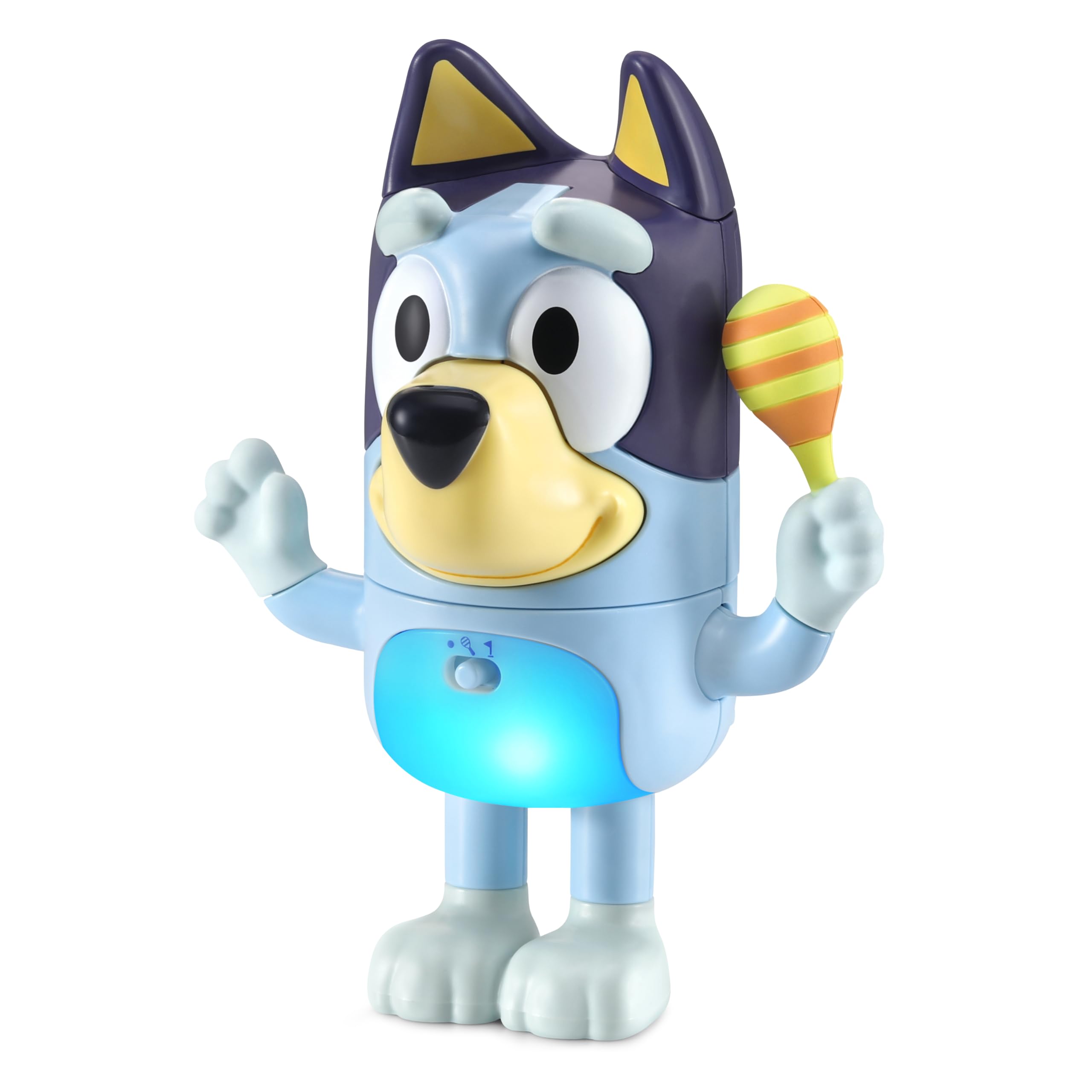 VTech - ¡Muévete con Bluey! Mascota interactiva, Juega y Baila con Bluey, Múltiples Actividades y Sorpresas, Fomenta la Creatividad, Versión ESP