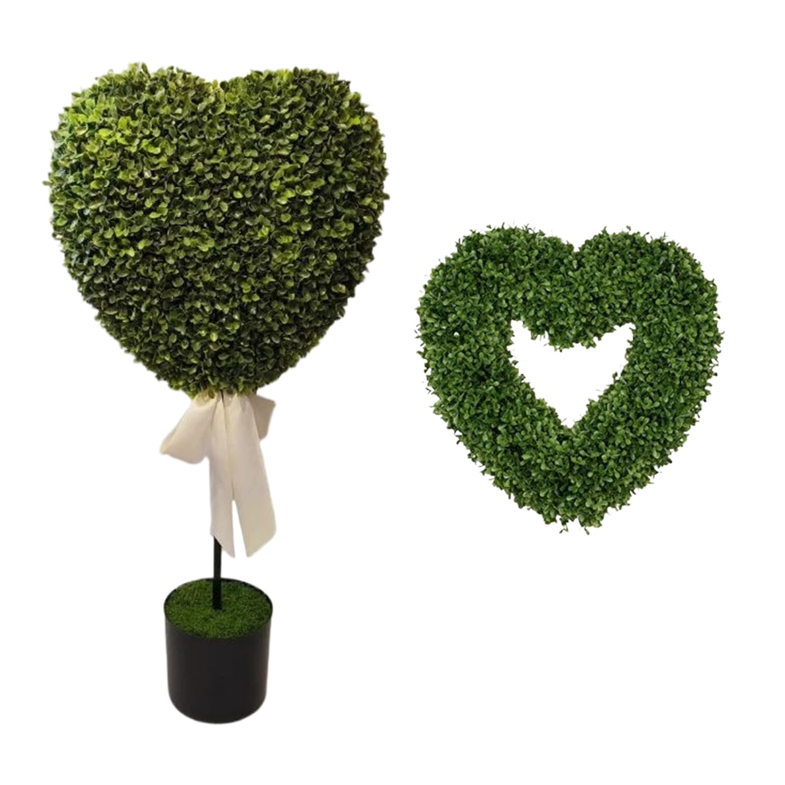 Topiaria Artificial Decoración De San Valentín con Falso