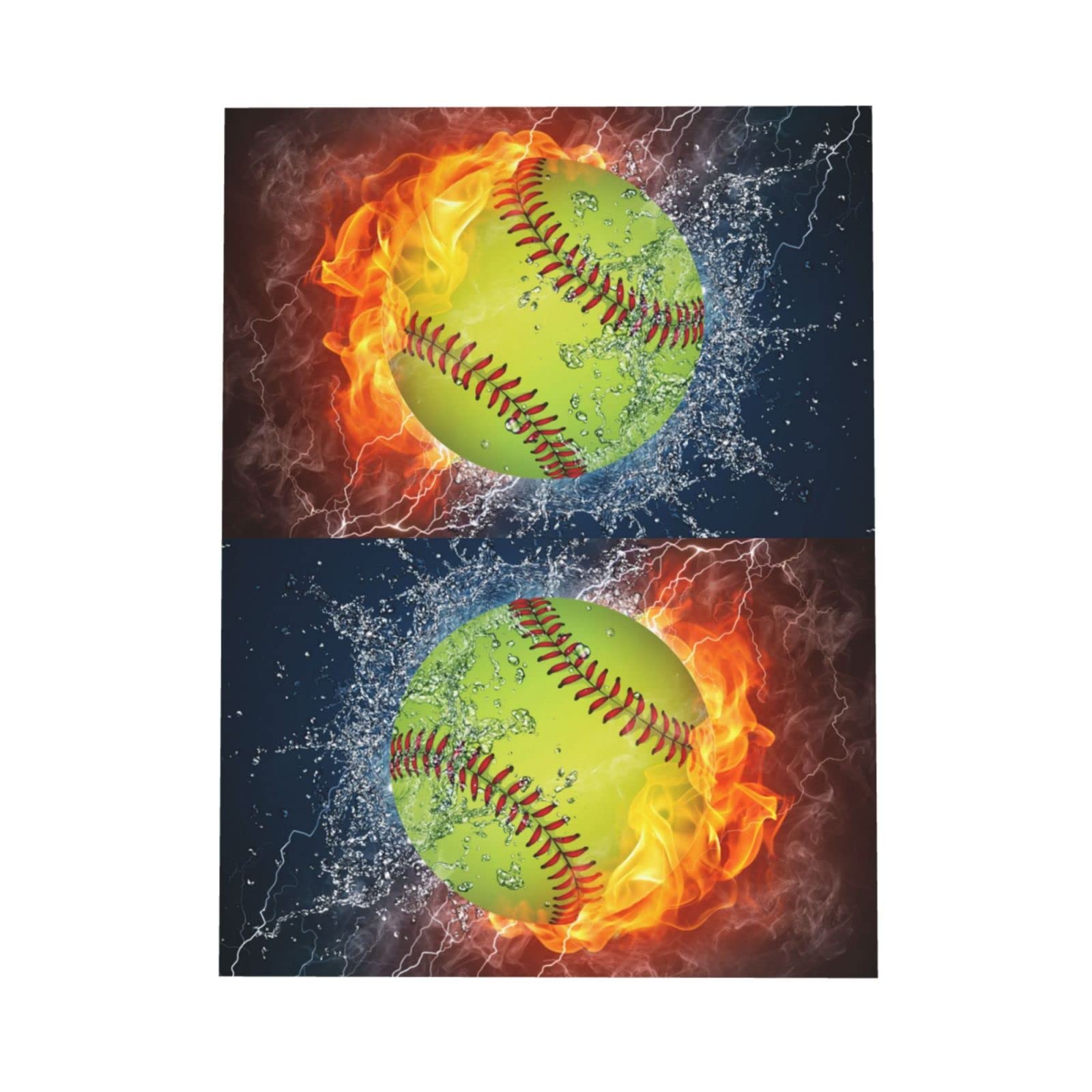20 Biglietti Di Ringraziamento A Tema Baseball Con Buste | Per Bambini | Cartoncino 15pt | 4 X 15,2 Cm - 2