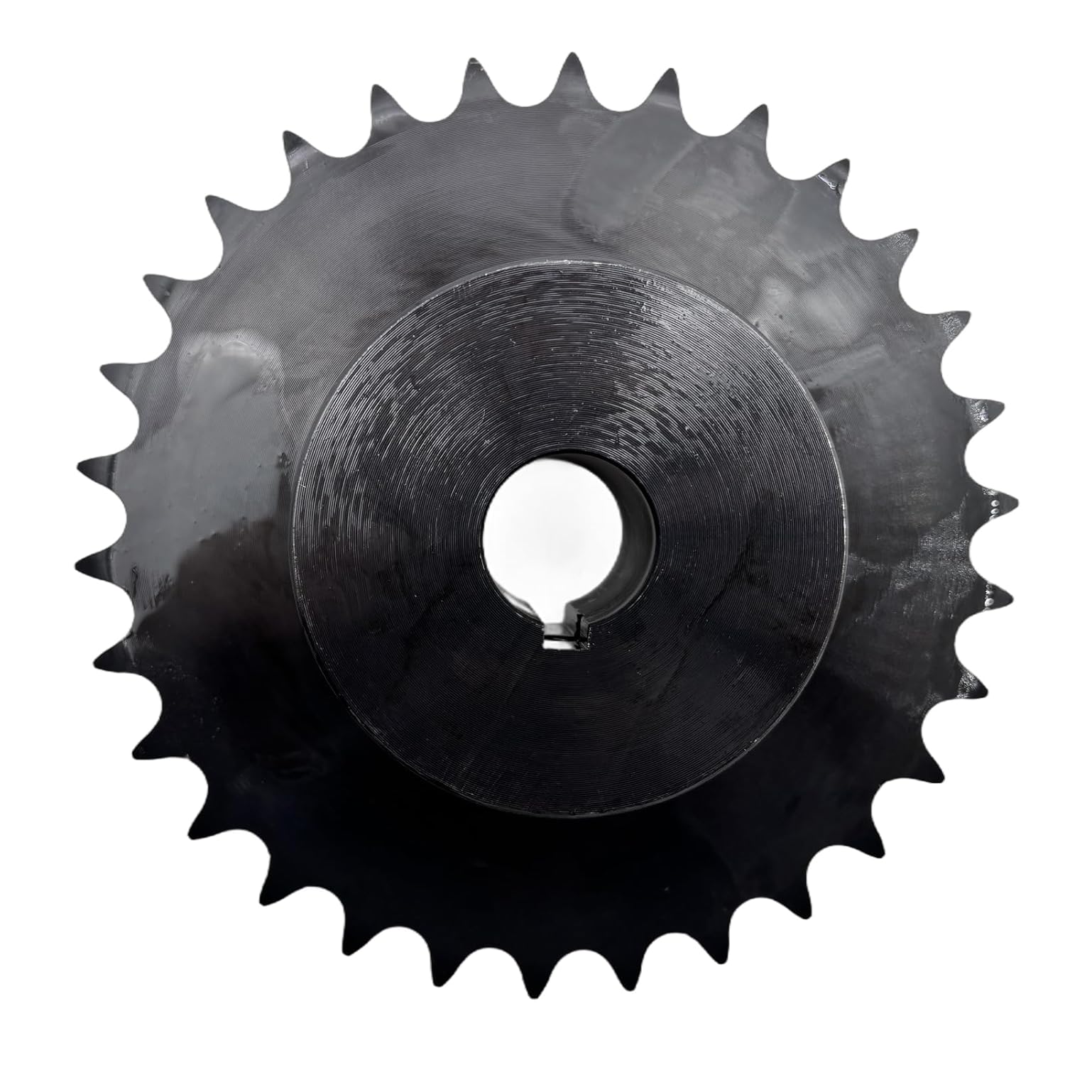#50 Roller Chain Sprocket Type B 1 inch Bore 30 Tooth, Hardened Antirust 1045 Steel Drive Sprockets 50B30-1