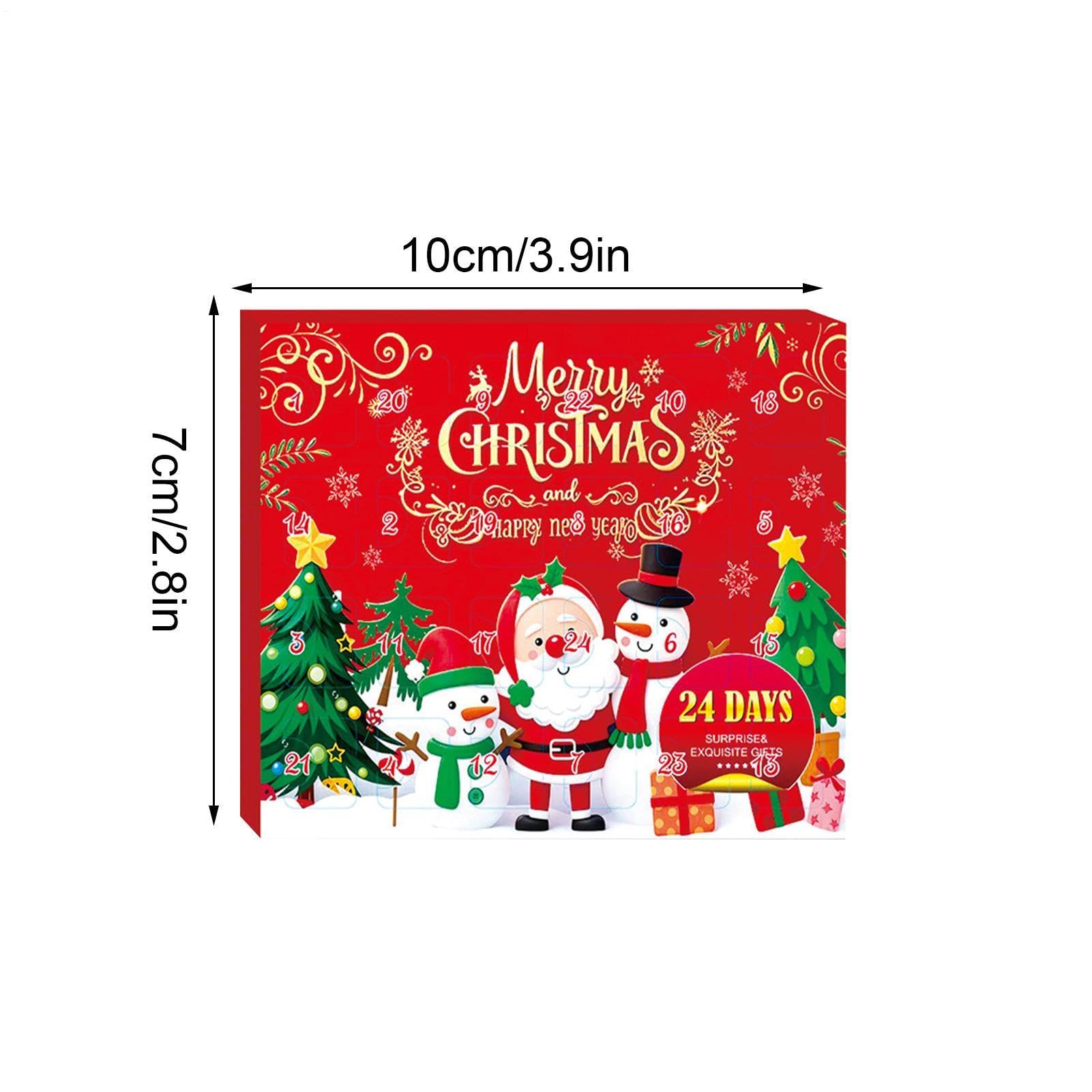 Calendrier de compte à rebours pour bijoux de Noël