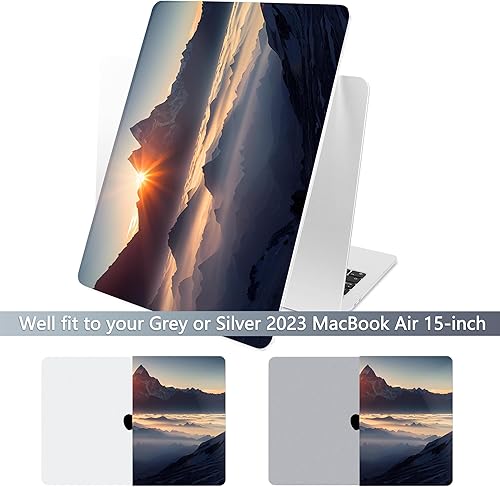 Miniatura 174 de Batianda Funda prémium para MacBook Air de 15 pulgadas 2025 M4 2024 2023 con chip M3 M2 modelo A3241/A3114/A2941, carcasa rígida diseñada