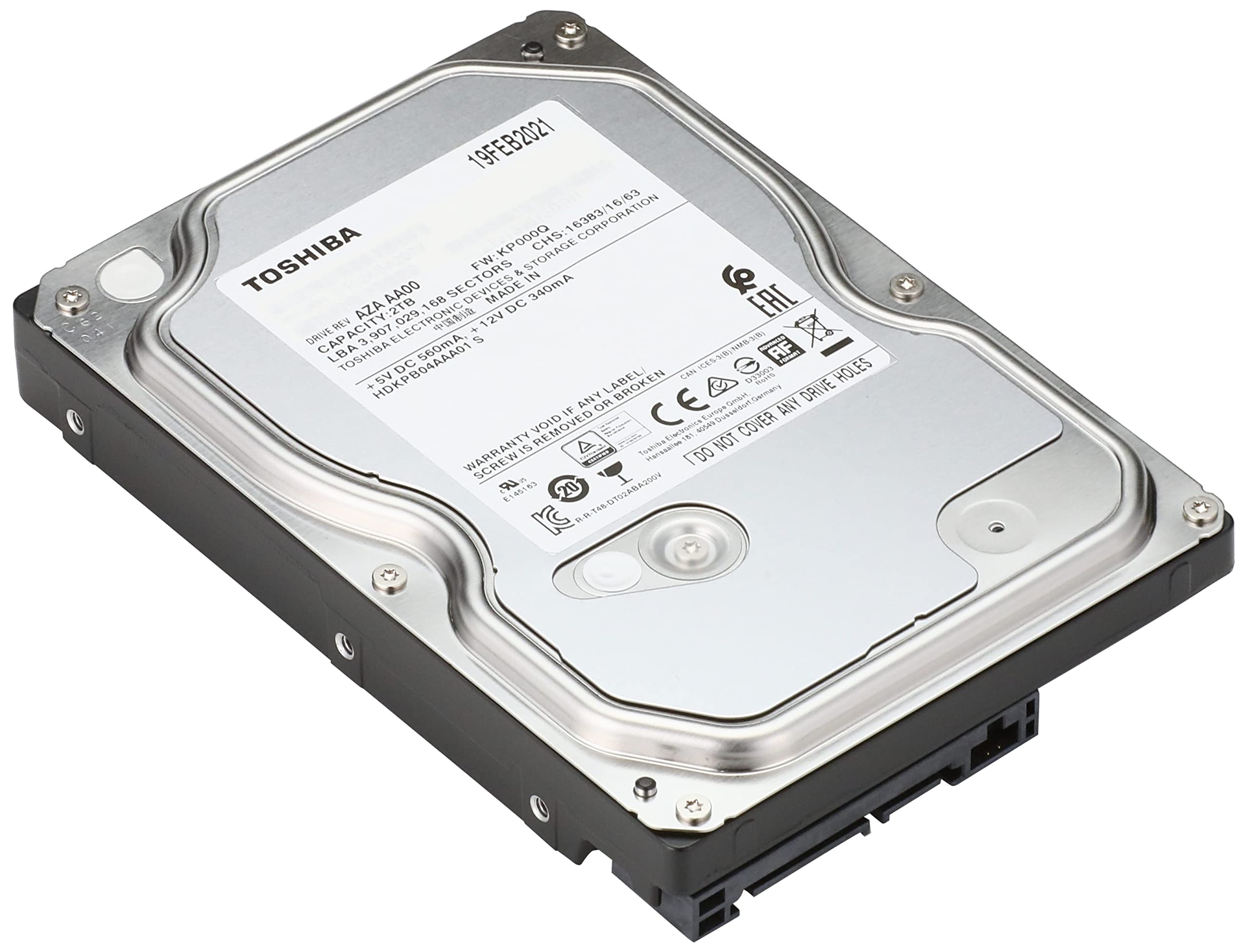 Amazon | 東芝 内蔵HDD 3.5インチ 2TB TV録画モデル DT02ABA200V