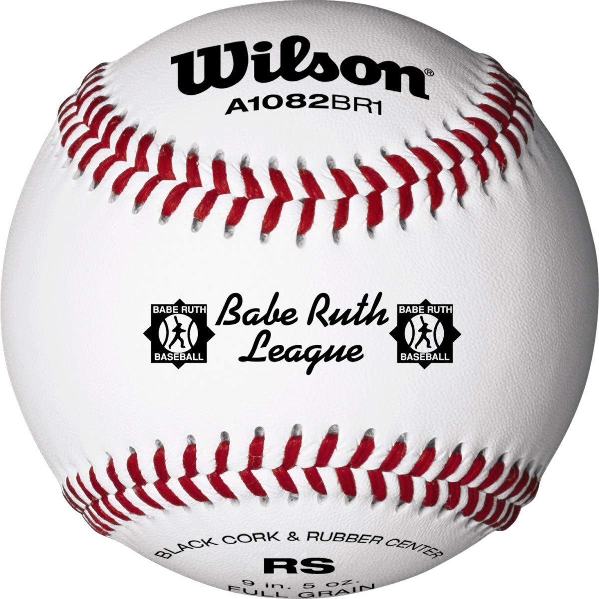 Wilson A1082 Babe Ruth League Series Baseball (12-Pack), White