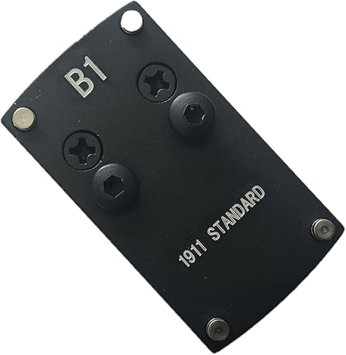 Ade Advanced Optics Placa de montaje de vista de punto reflejo mini/micro para Colt 1911 estándar