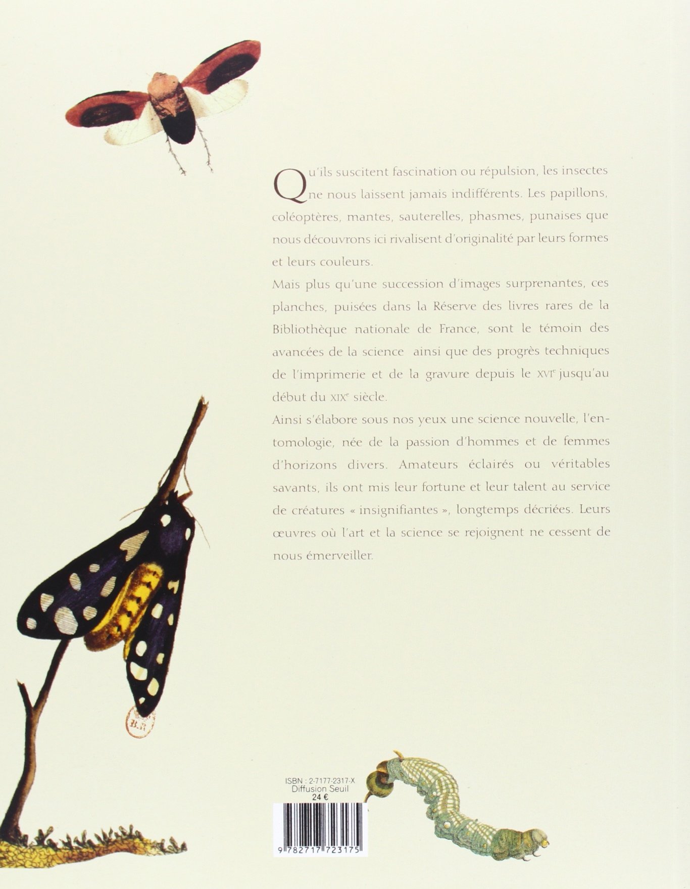 Métamorphoses : le monde fascinant des insectes. Mémoires et merveilles de la Bibliothèque nationale de France