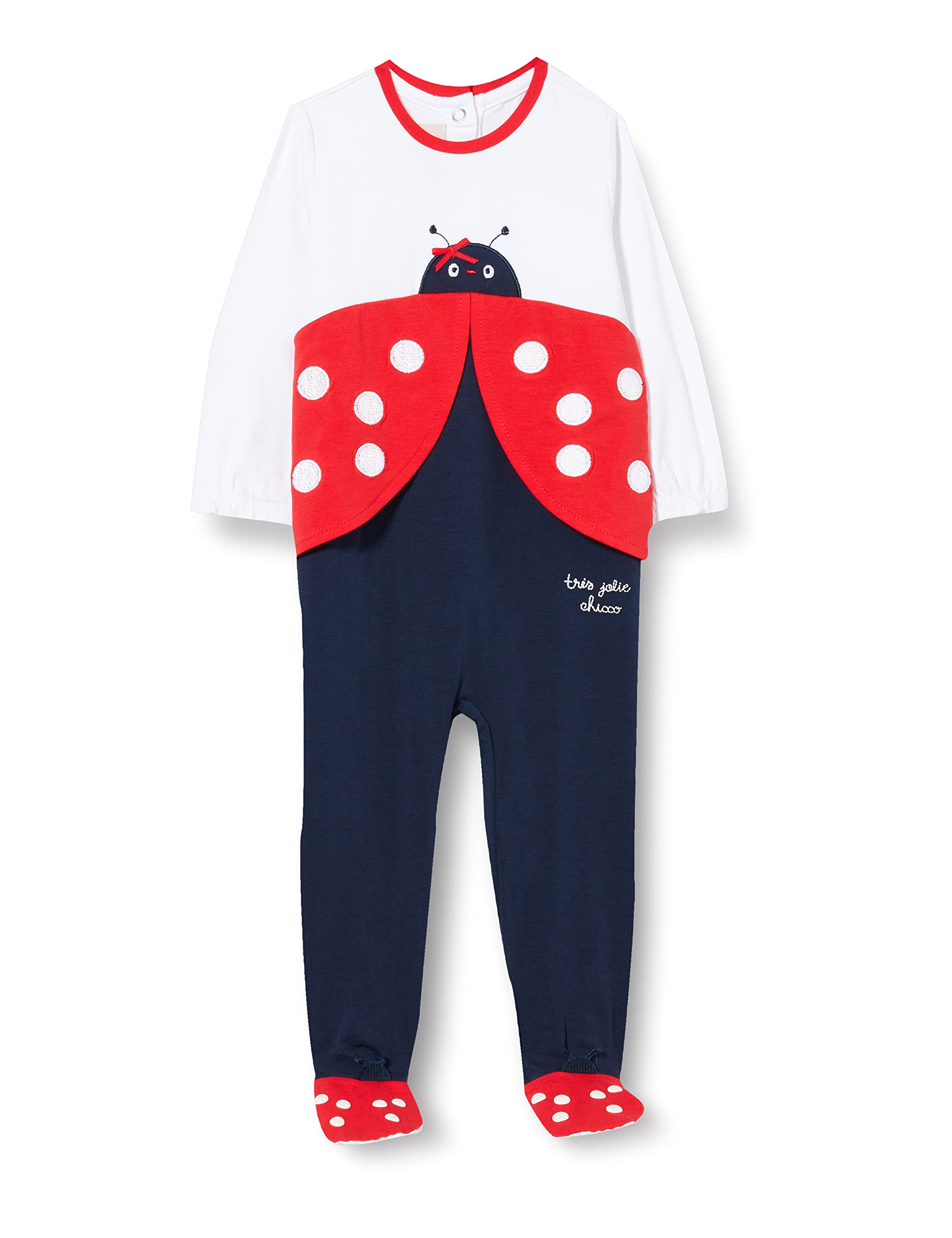 Chicco tutina bébé fille avec pantoufles intégrées pour nourrisson - 5