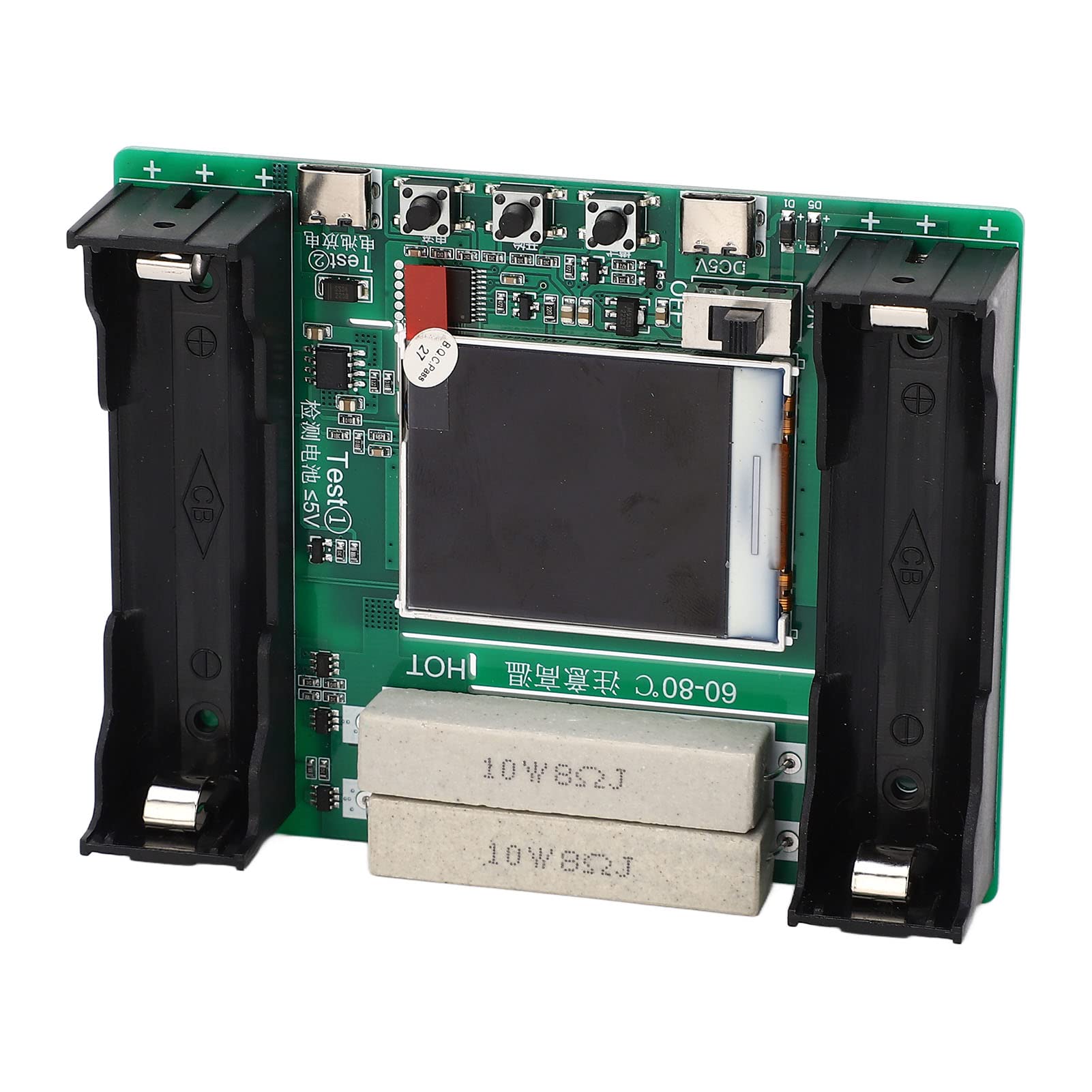 Testeur Résistance Interne Batteries Lithium - Préréglages, Tri, Enregistrement - Écran Couleur, Câble Kelvin 4 Fils