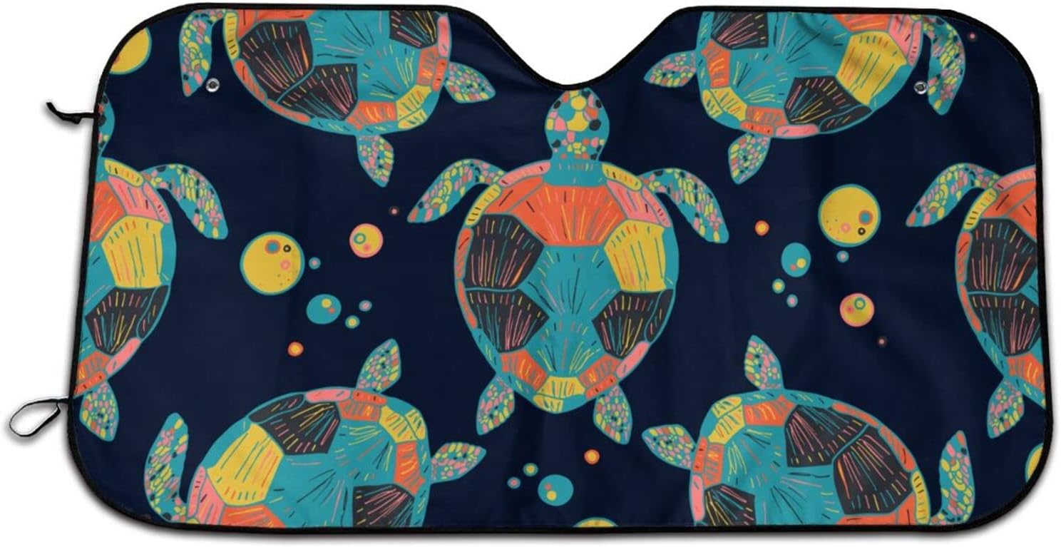 カラフルなレトロなキャンプ 車用サンシェード 遮光サンシェード 車用フロントシェード 車用品 カラフルなレトロなキャンプ 車用サンシェード 遮光サンシェード 車用フロントシェード 車用品