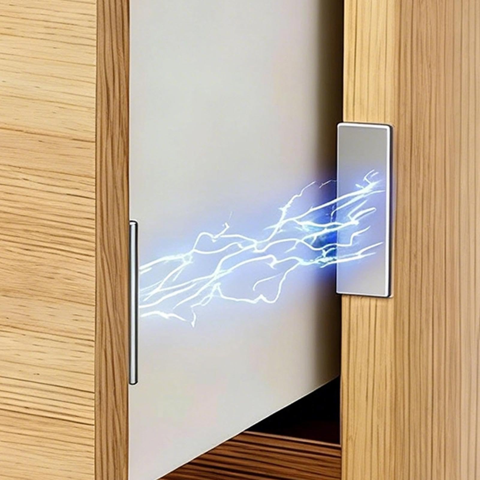 Cierre Magnético Para Puerta De Armario 5 Piezas Retén Adhesivo Ultrafino | Cierres de acero inoxidable para gabinetes para cocina, baños, armarios, ropero y muebles y otros más adicional