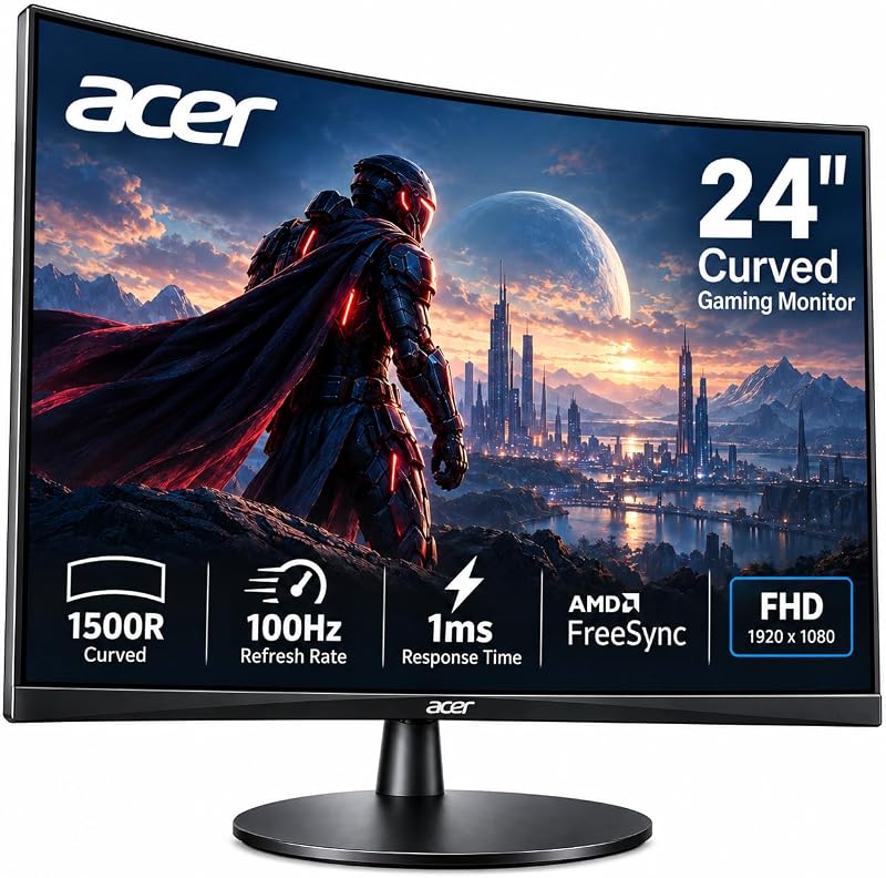 Acer 24" Curved Gaming Monitor