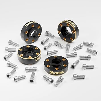 OGRC 1.9 Wheel Adapter 12mm Hex Hub Widen 6mm 9mm 15mm 22mm Brass Weights for SCX10 TRX4 GEN7 GEN8 1/10 RC Crawler (6mm)