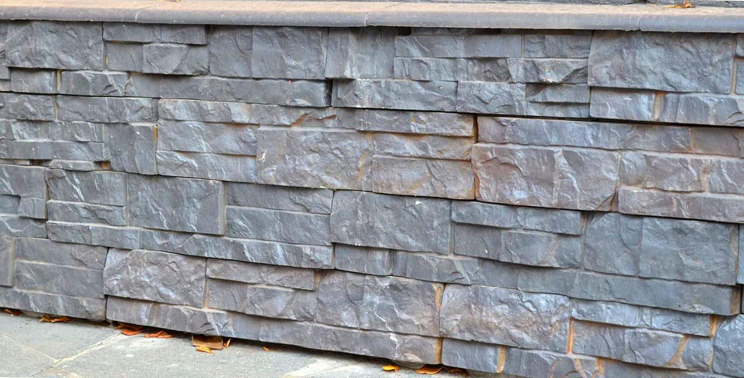 Buy BETONEX 10 pcs ABS 2mm Plastic Molds for Concrete Plaster Wall Stone Cement Tiles Concrete