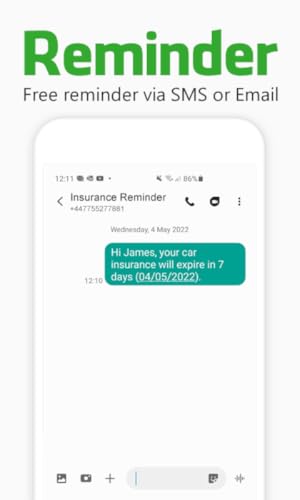 Car Insurance Reminder - Free Renewal Reminder