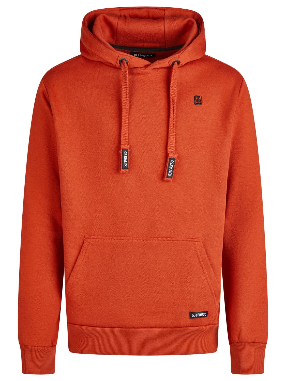 riverso Hoodie Herren Regular Fit RIVLinus Kapuzenpullover Pullover Sweatshirt Streetwear Grau Braun Grün Rot Blau Schwarz S M L XL 2XL 3XL 4XL 5XL