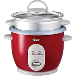 Arrocera Oster | Arrocera de 0.6 litros | 350 W | Plástico, color rojo [CKSTRC4723]