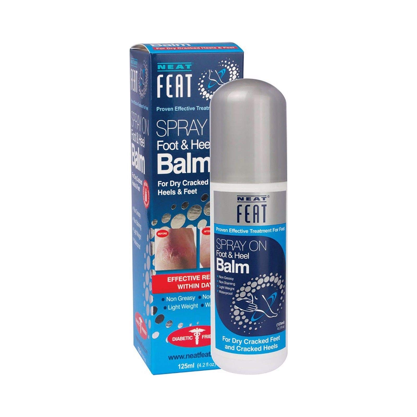 Neat Feat Balsamo Spray per Piedi e Talloni - 125 ml