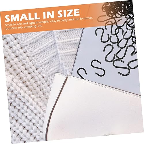 Miniatura 7 de STOBAZA Ganchos minimalistas modernos en forma de S, 200 ganchos de metal para ropa, bolsos, sombreros, toalla de cocina