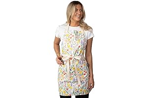 Premium Chef Kitchen Aprons for Women, Seasonal Spring Bunnies