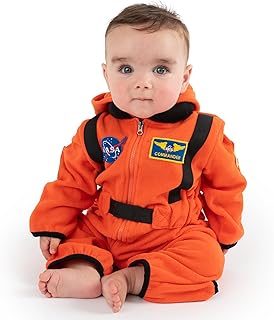 Astronaut Fleece Bodysuit - Baby & Toddler Kids Fleece Bunting with Full...