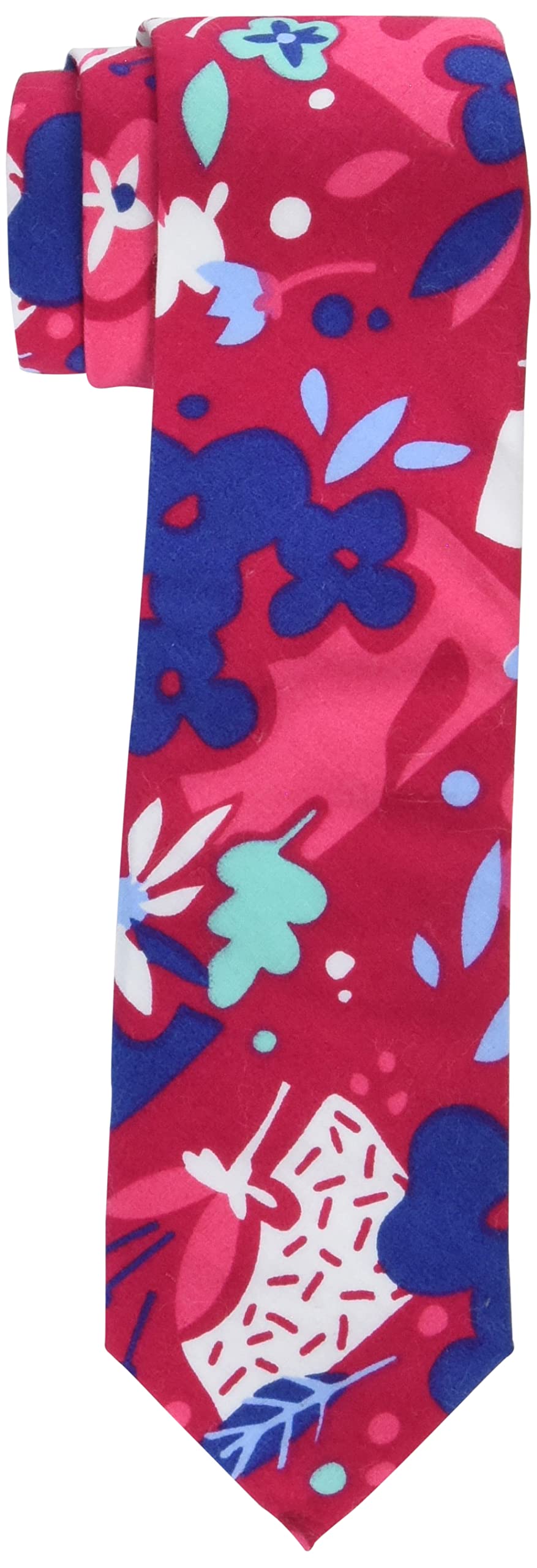 Isaac Mizrahi Jungen Baumwolldruck Krawatte, multi, 121.9 cm