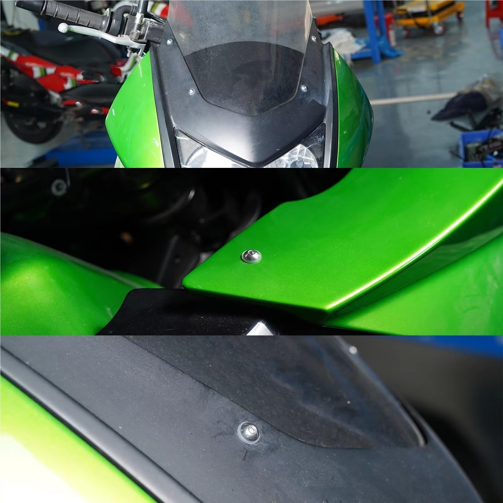 Compatibile Con Yamaha Per FJ09 Per FZ07 2016 Per FJ600 1985 Per FJR1300 2003 2004 2005 Kit Viti Carenatura Parabrezza Moto(D 253pcs)
