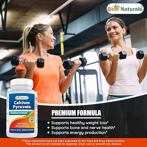 Miniatura 5 de Piruvato de calcio en polvo 8 oz y gluconato de zinc 50 mg