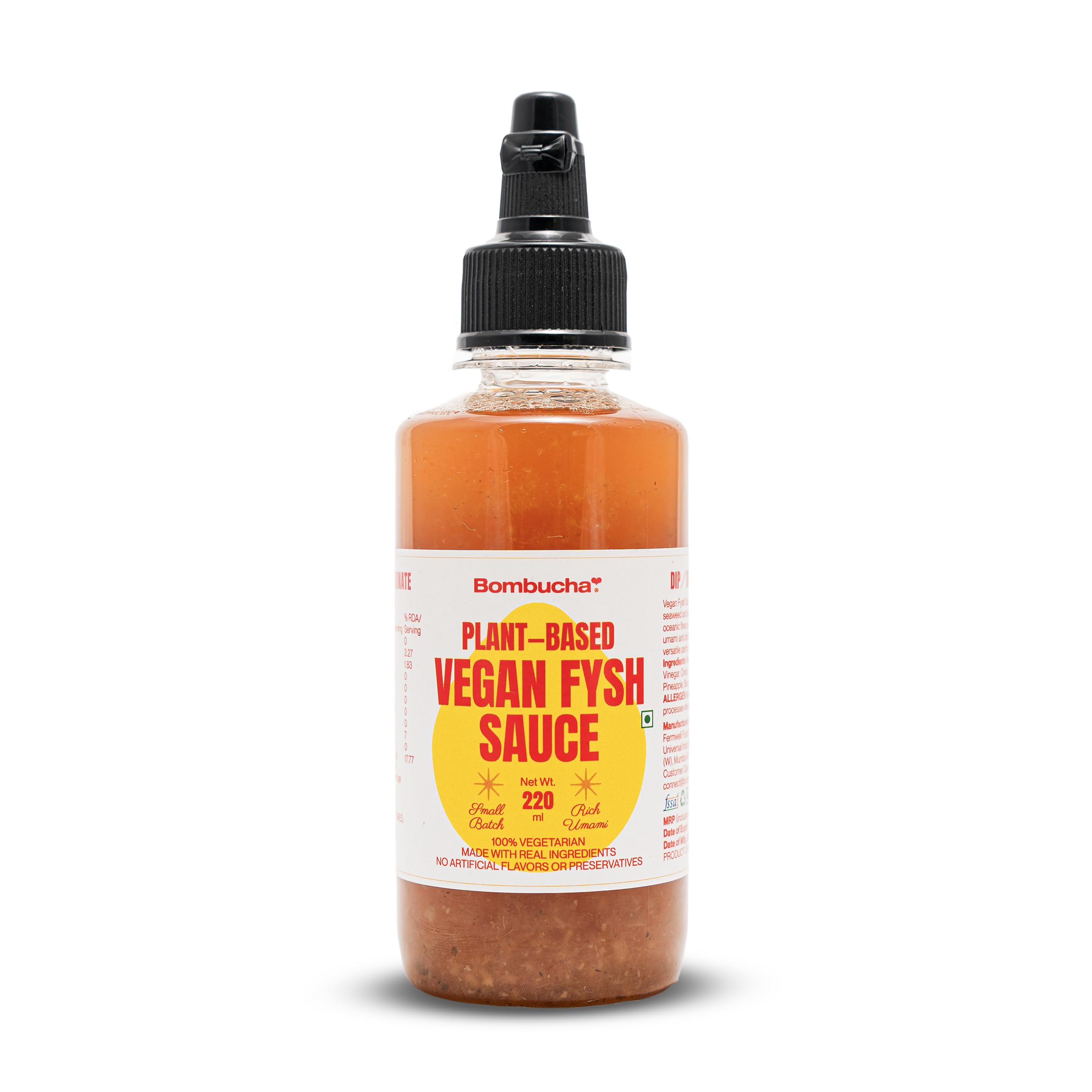 Vegan Fysh Sauce 230gm | Plant Based | Perfect for adding umami and depth to stir-fries, noodles, soups, sushi and more