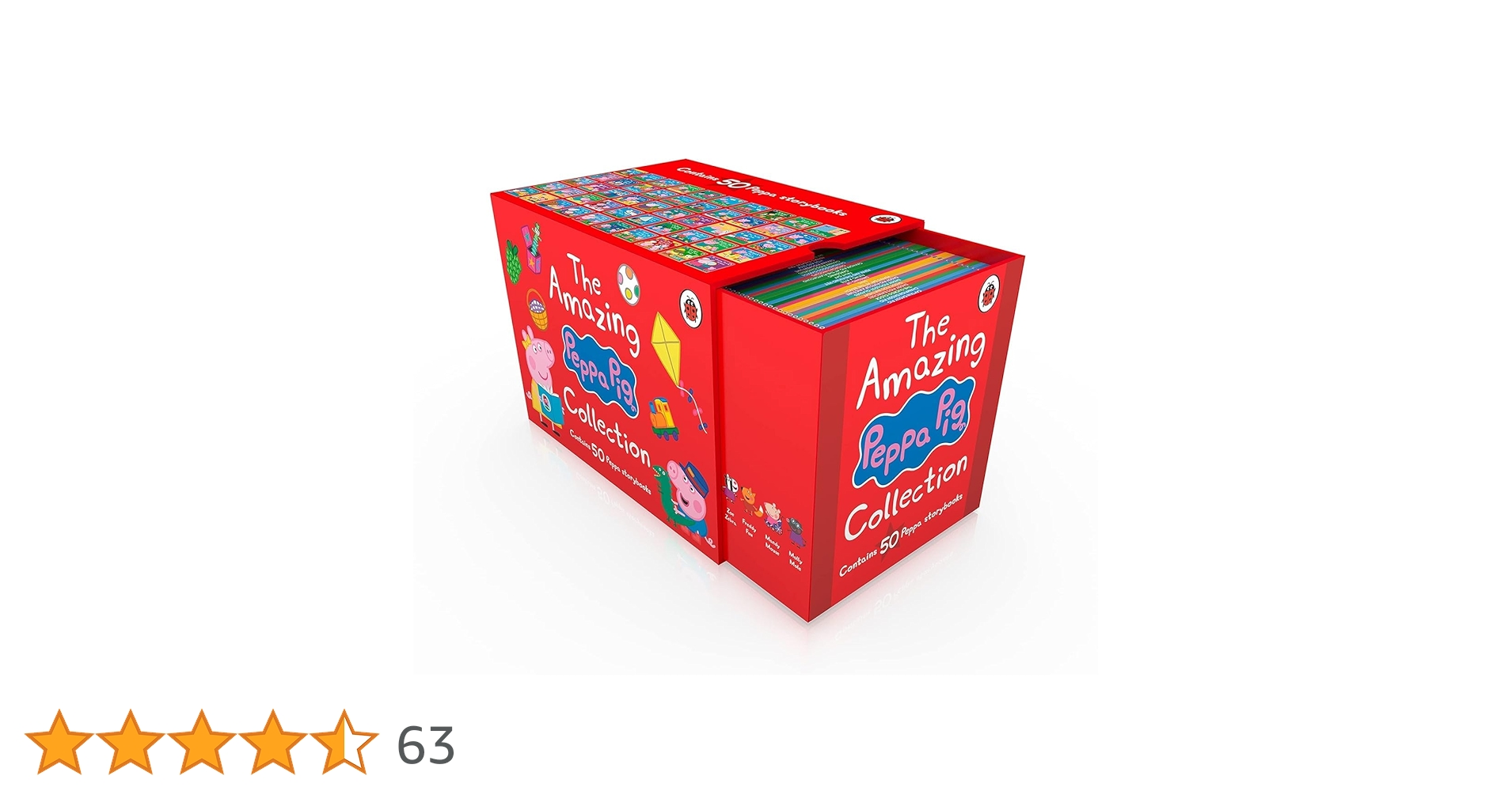 【3箱セット150冊】Peppa storybooks Contains 50 Peppa 1-50 collection : LADYBIRD INHOUSE: Amazon.in: Books