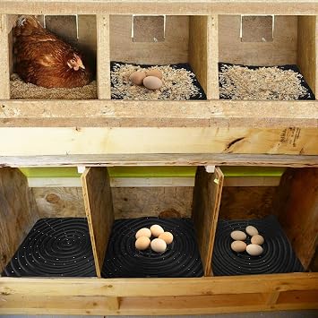 4 Pack Washable Nesting Pads Chicken Nesting Boxes Chicken Bedding for Chicken Coop, 13 x 12 inch