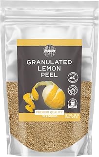 Birch & Meadow 2lb Granulated Lemon Peel, Seasoning, Teas, Dry Rubs, Marinades, Dressings