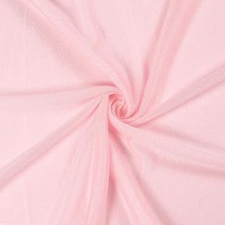 MDS Pack of 5 Yard Wedding Arch Draping Drapery Fabric Sheer Chiffon Fabric for Wedding Ceremony Reception Swag and Backdrop Decorations 60” Width DIY Sewing Multipurpose Fabric - Blush Pink - Buy now