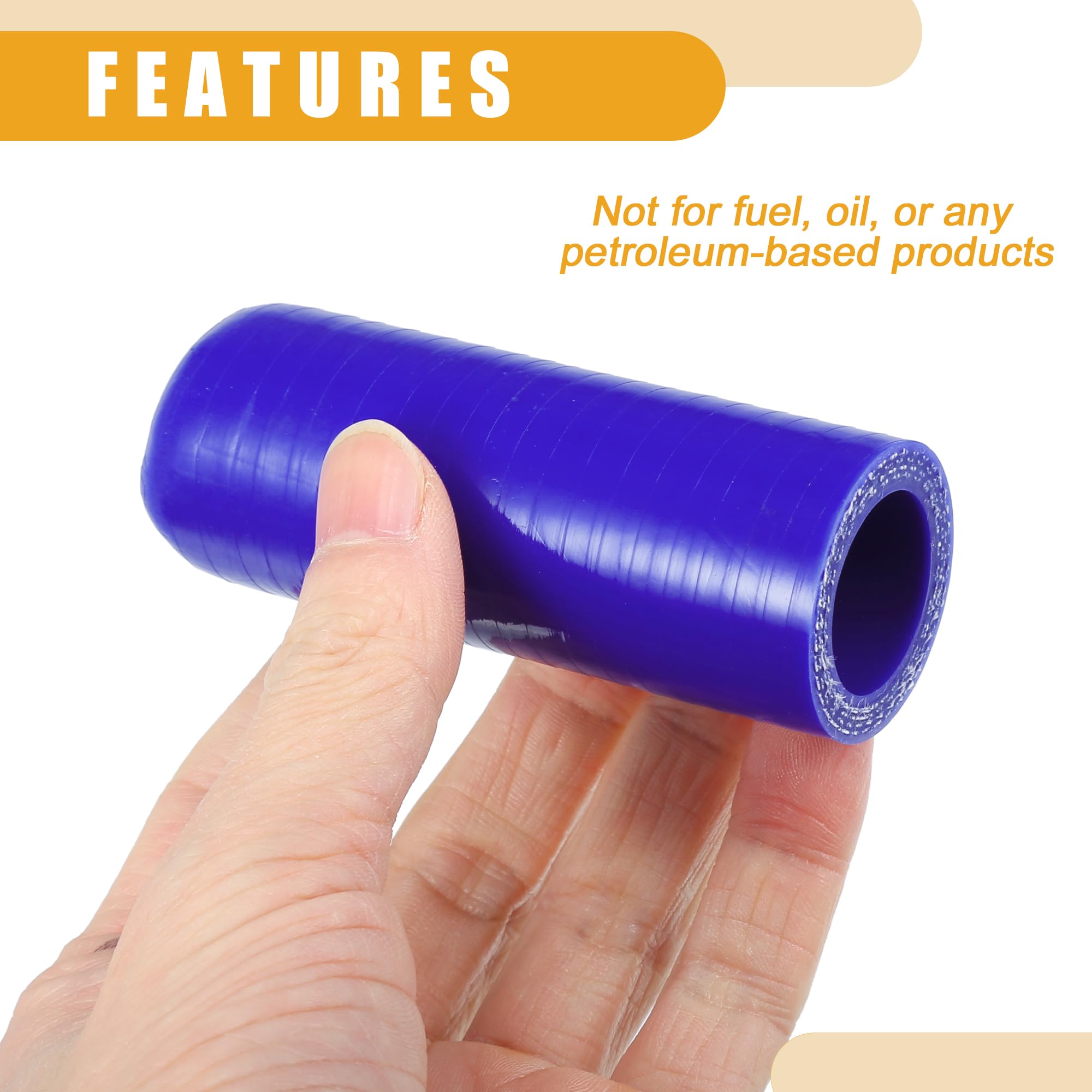 Partuto 1 Set 22mm 0.87 Tappo Tubo in Silicone per Presa Aspirazione