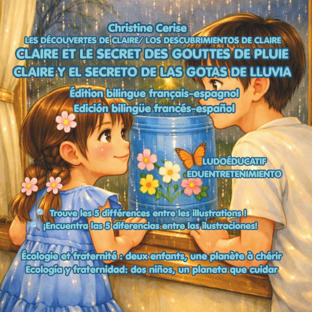 CLAIRE ET LE SECRET DES GOUTTES DE PLUIE / CLAIRE Y EL SECRETO DE LAS GOTAS DE LLUVIA: Édition bilingue français-espagnol / Edición bilingüe ... de Claire — édition bilingue FR-EN, FR-ES)