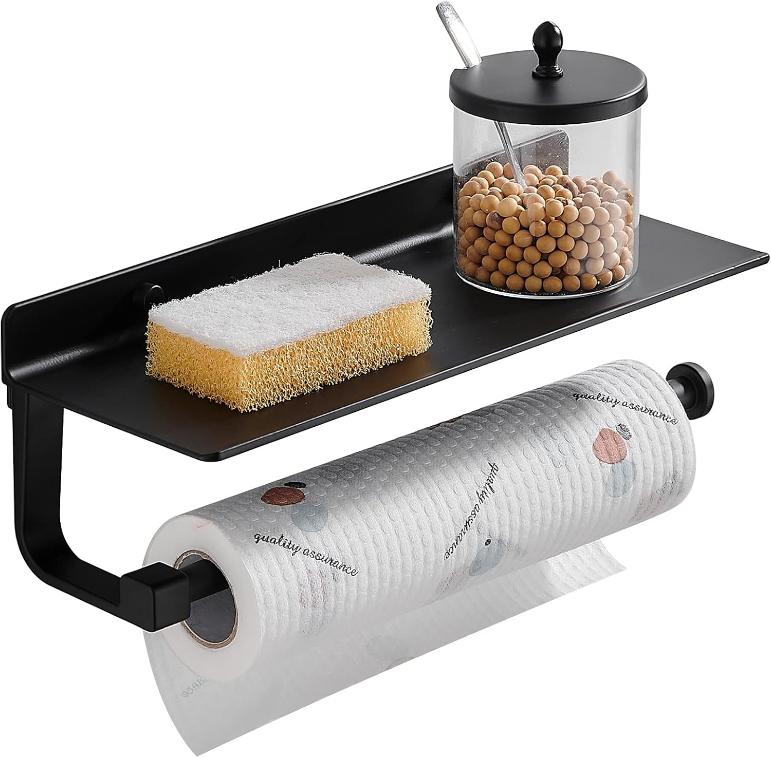 Amazon.com - Danpoo Black Paper Towel Holder Wall Mount for Kitchen ...
