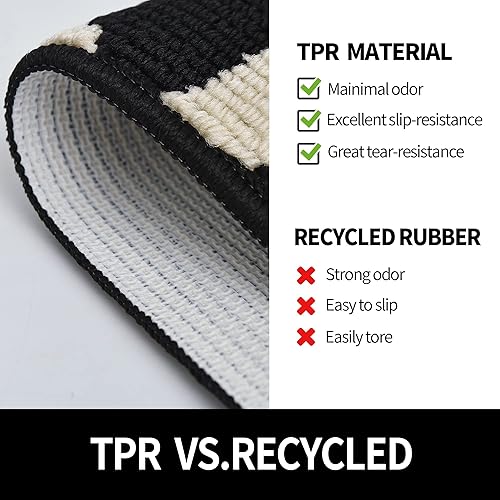 Miniatura 22 de GRANNY SAYS Felpudo para interiores, 32 x 48 pulgadas, antideslizante, tapete grande para puerta, tapete de bienvenida para exteriores, lavable