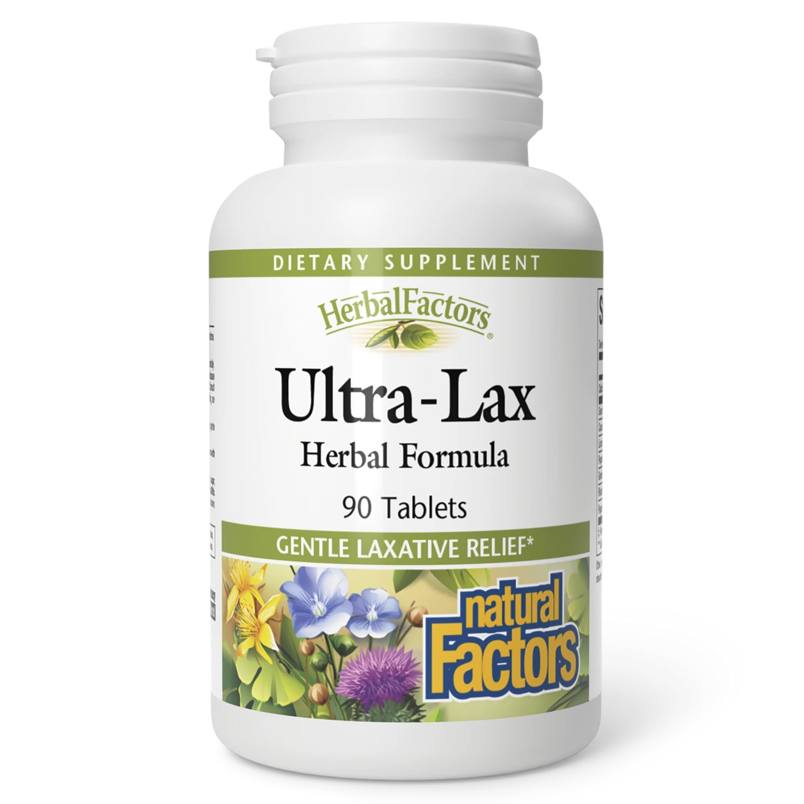 Natural Factors - Ultra-Lax Herbal Laxative, , 90 tablets