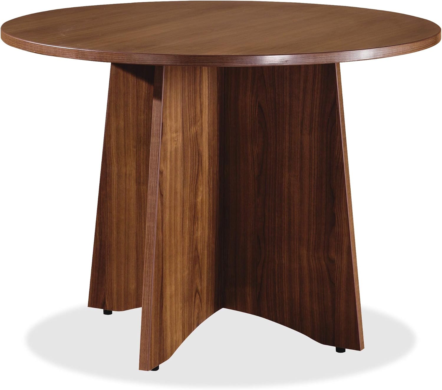 Lorell Essentials Series Walnut Laminate Round Table