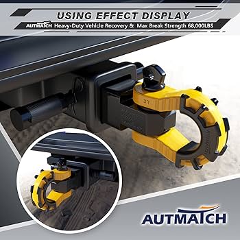Amazon.co.jp: AUTMATCH シャックルヒッチレシーバー 5.08センチ
