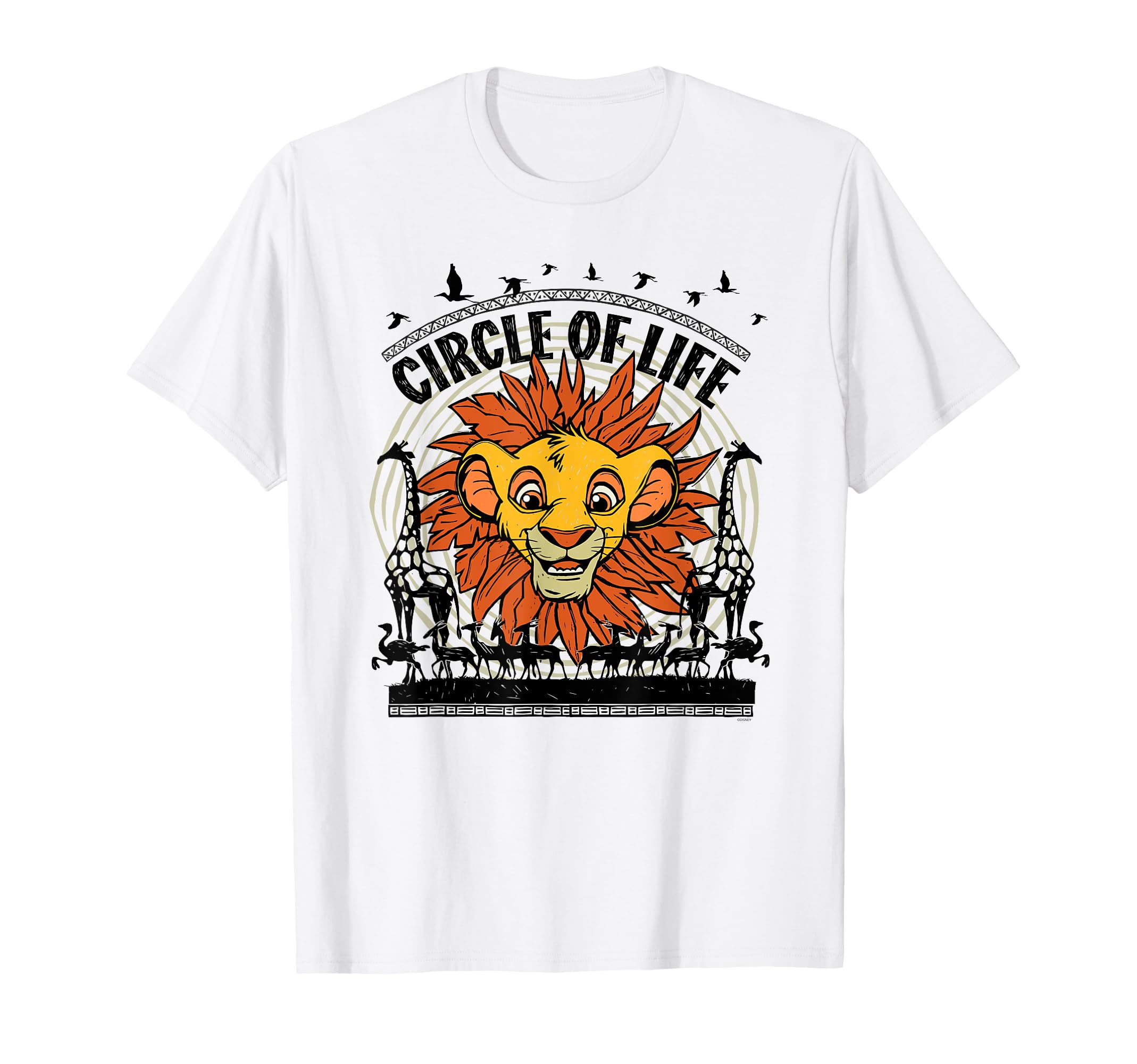 ライオンキング　Tシャツ 海外製 希少 海外製 公式 ディズニー ライオンキング シンバ ムービーT