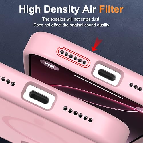 Vista 634 de MOCCA - Funda magnética resistente para iPhone 11 de 6.1 pulgadas, compatible con MagSafe, protector de pantalla de vidrio + protector de lente