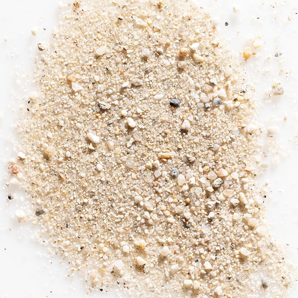 Feuergetrockneter Rasensand 0,2-2mm, 20x25kg PE Sack | Quarzsand zum Rasensand, Für Topdressing und Aerifizieren