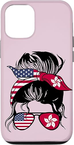 Vista 4 de Funda para iPhone 11 Pro Half Hong Kong Half American Mix Hong Kong Roots