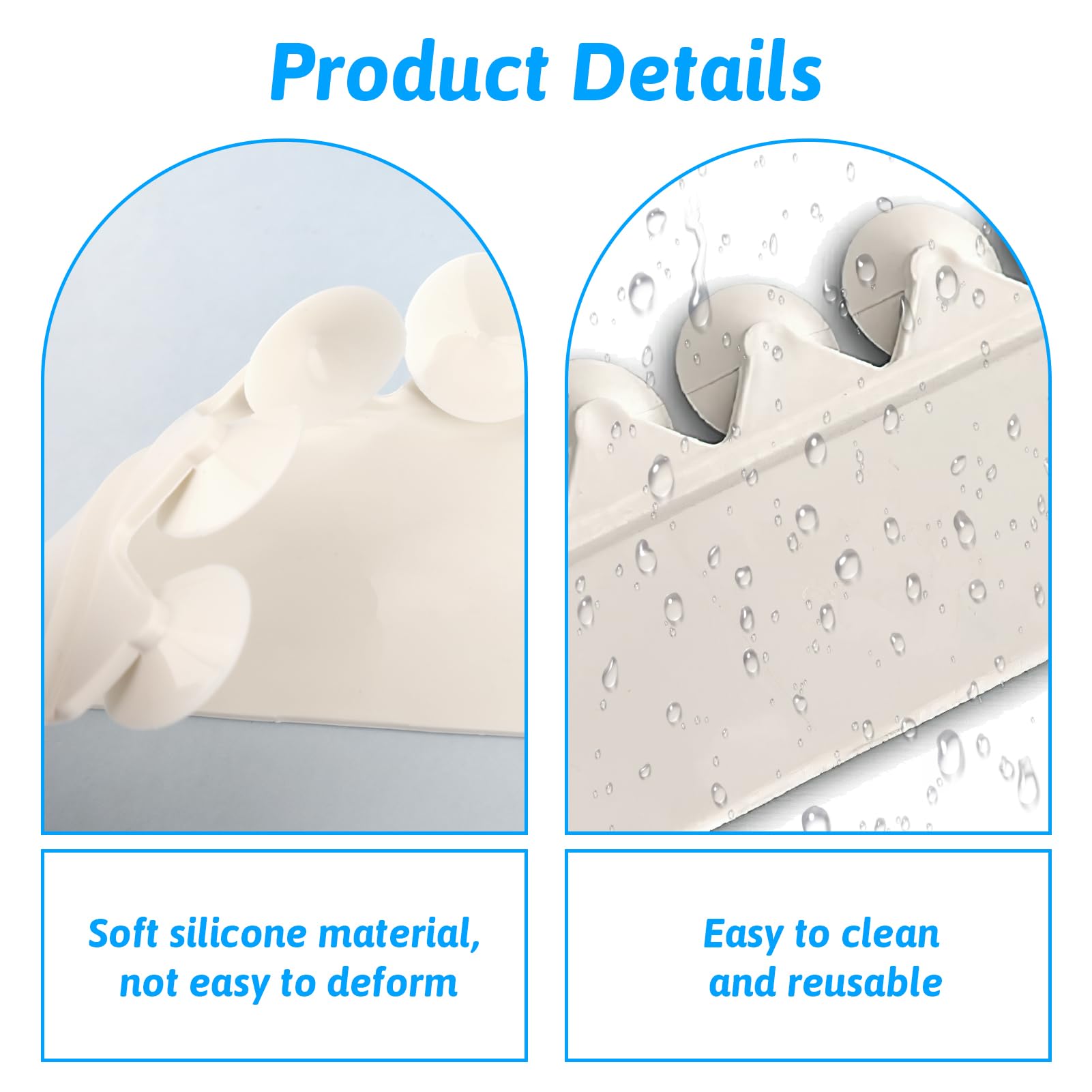 2 Pcs Déflecteur de Siège de Toilette, Conçu pour Empêcher les Eclaboussures d'urine, avec Ventouse et Réutilisable, Adapté aux Enfants et Aux Adultes.