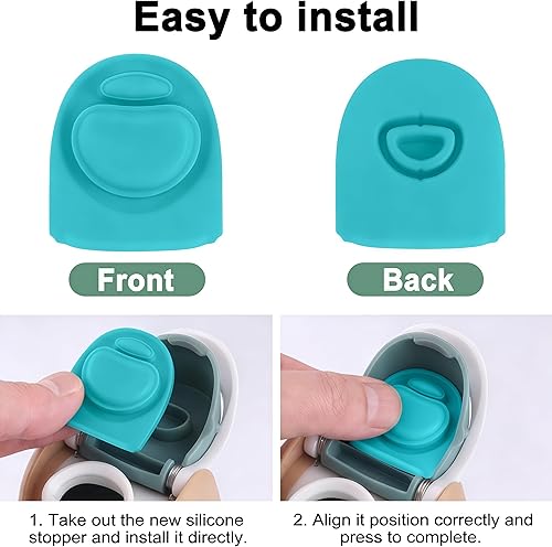 Miniatura 3 de Joshey 6 Pack Rubber Seal Replacement Stopper, Compatible with Owala Freesip 24oz 32oz Water Bottle Spout Cap-Silicone Gasket Replacement Parts, 5